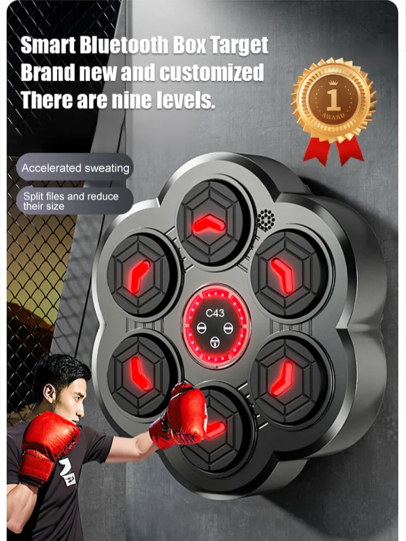 Bluetooth music boxing target