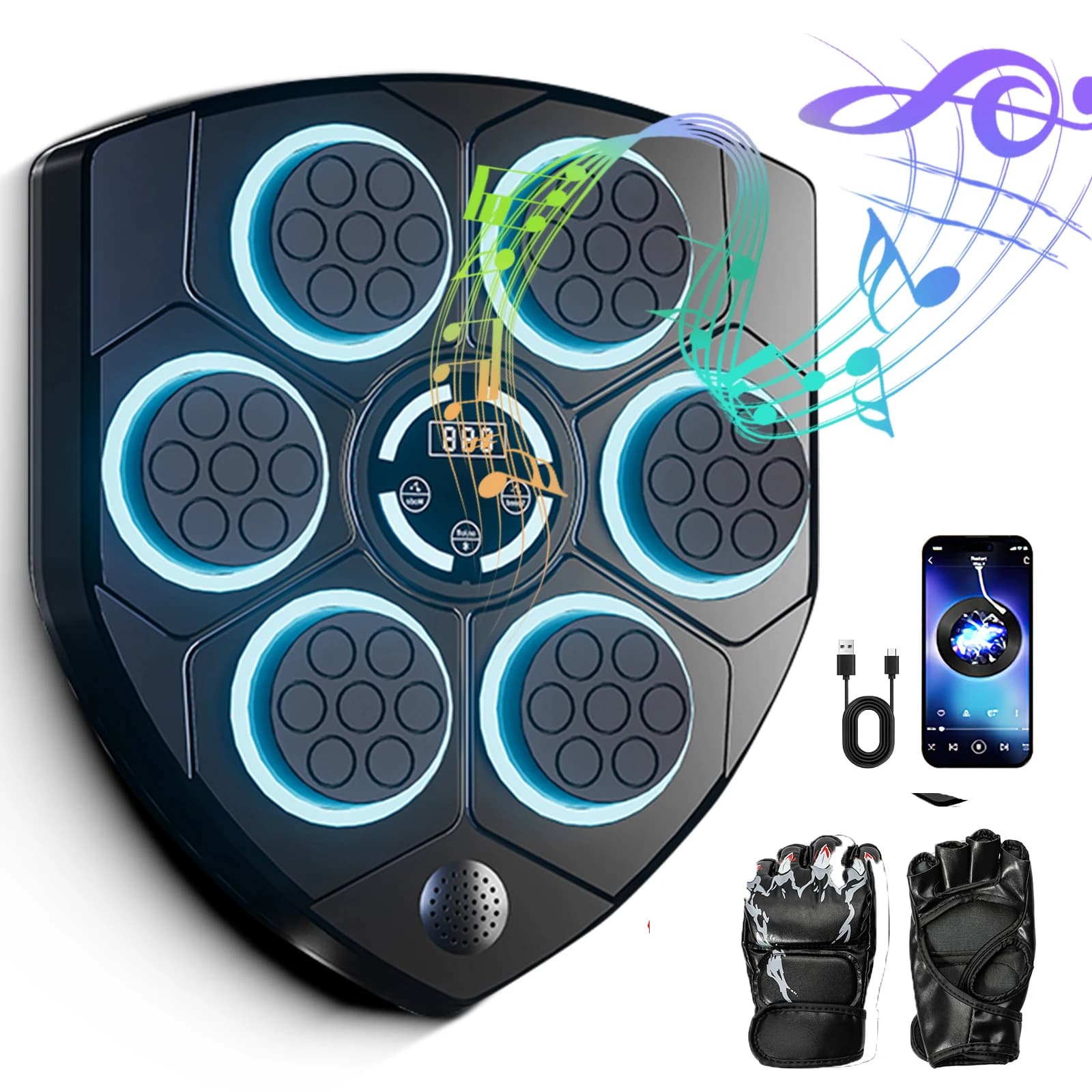 Bluetooth music boxing target