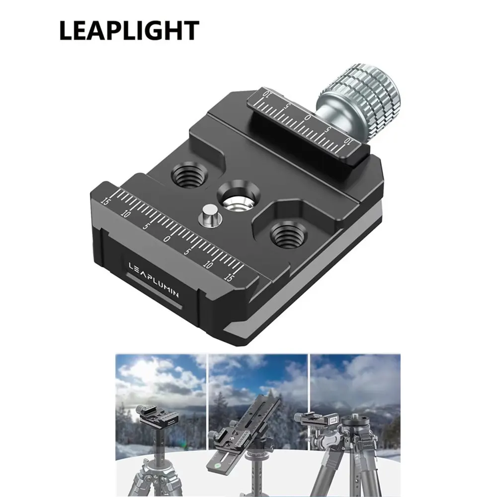 LEAPLIGHT Universal Arca Swiss Type Clamp Quick Release Plate Camera Tripod Base for DSLR Monitor Stabilizers Gimbal Monopod
