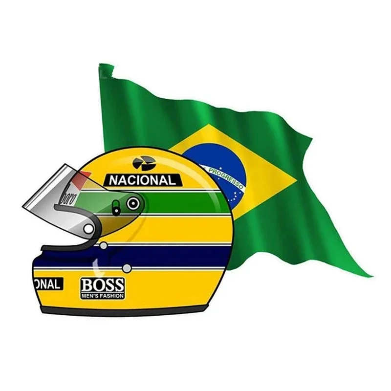 Laptop Personality Car Sticker AYRTON SENNA