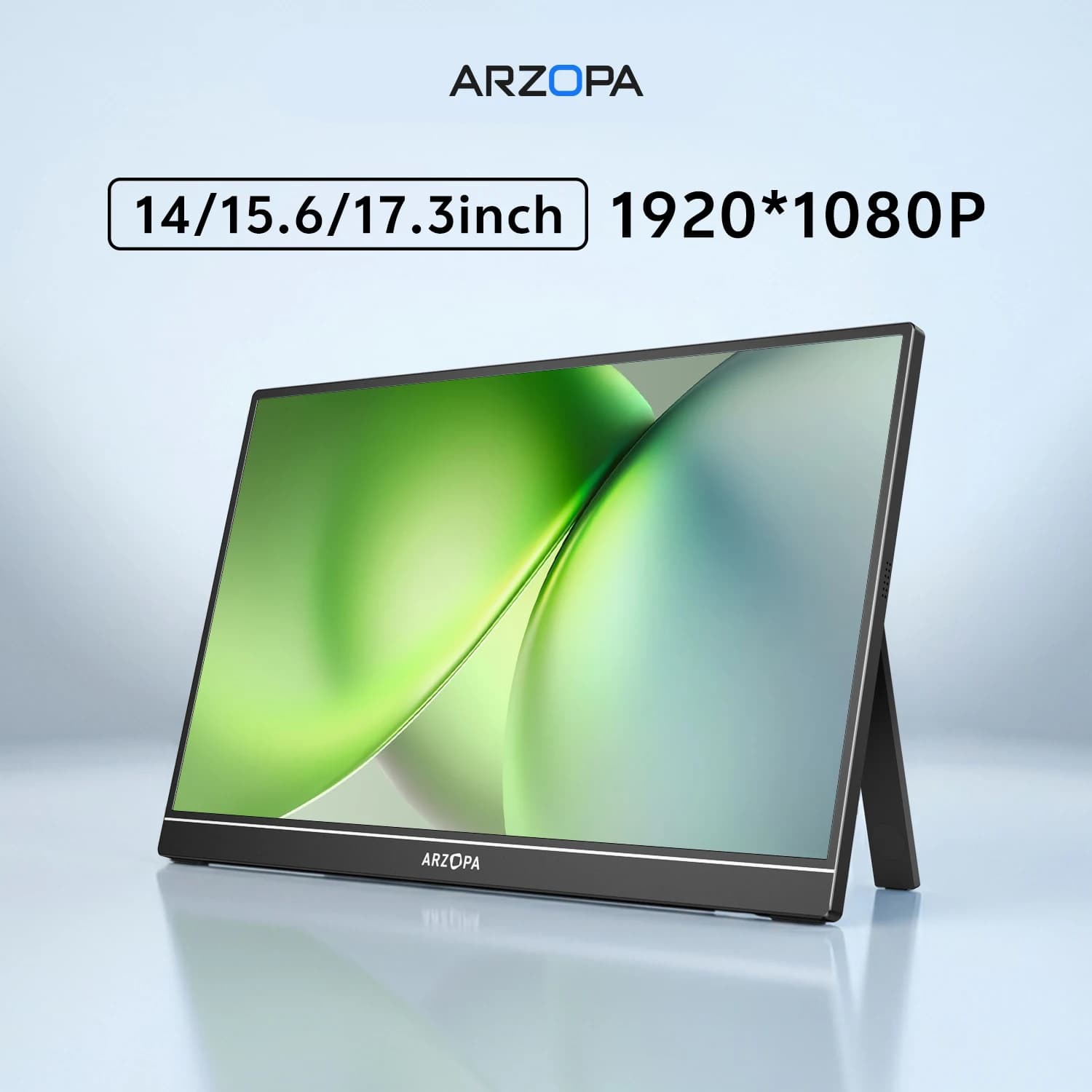 ARZOPA 14/15.6/17.3 Inch 1080P Mini Second Gaming Display Portable Monitor External Screen for MAC/Laptop/PC/Xbox/PS/Switch