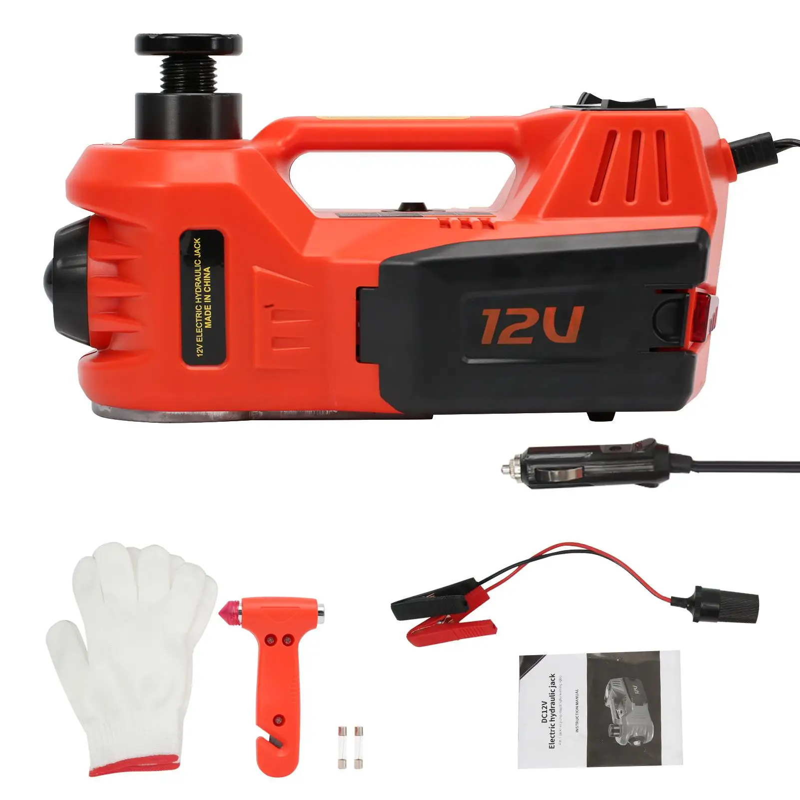 12V electric car jack kit