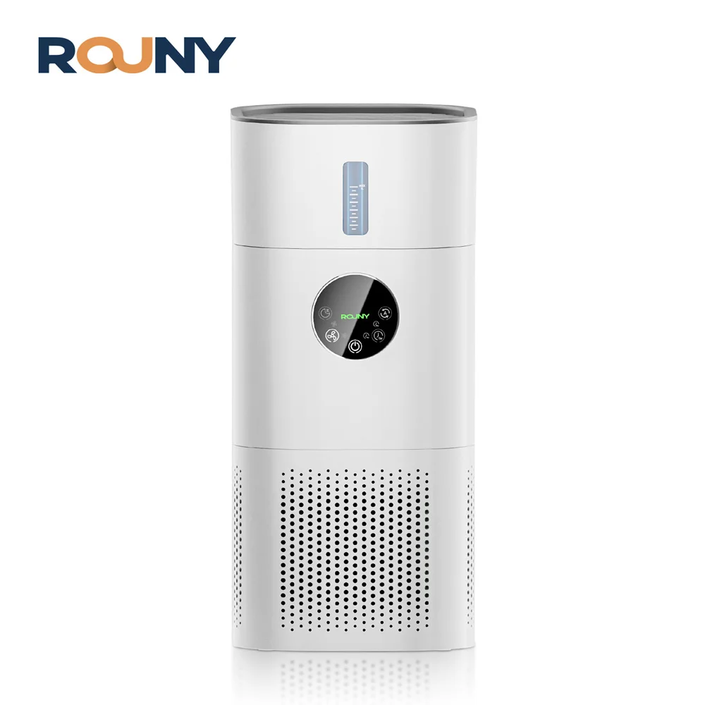 2-in-1 Air Purifier with Humidifier Combo for Home Allergies and Pets Hair, Smokers in Bedroom, H13 True HEPA Filter,White