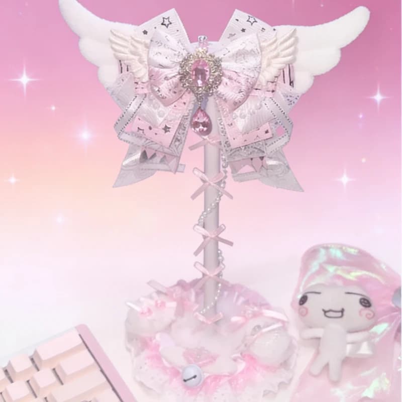 Słuchawki Cute Angel Wings Headphone Stand