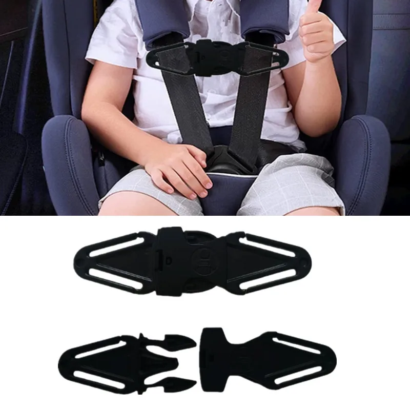 Anti Escape Car Seat Safety Clip Adjustable Child Safety Seat Secure Lock Universal Baby Stroller Highchair Chest Harness Clips