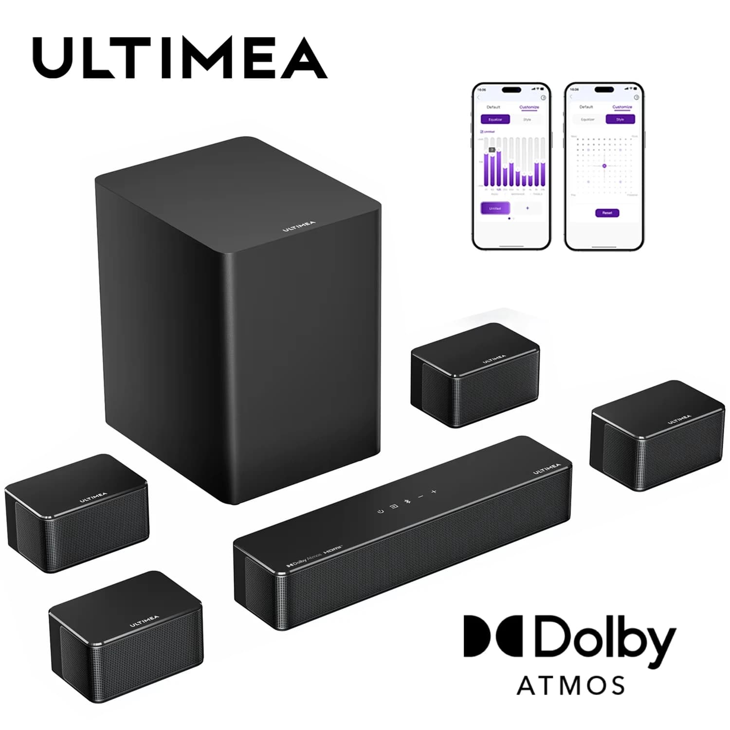 Soundbar ULTIMEA 500W Dolby Atmos Soundbar