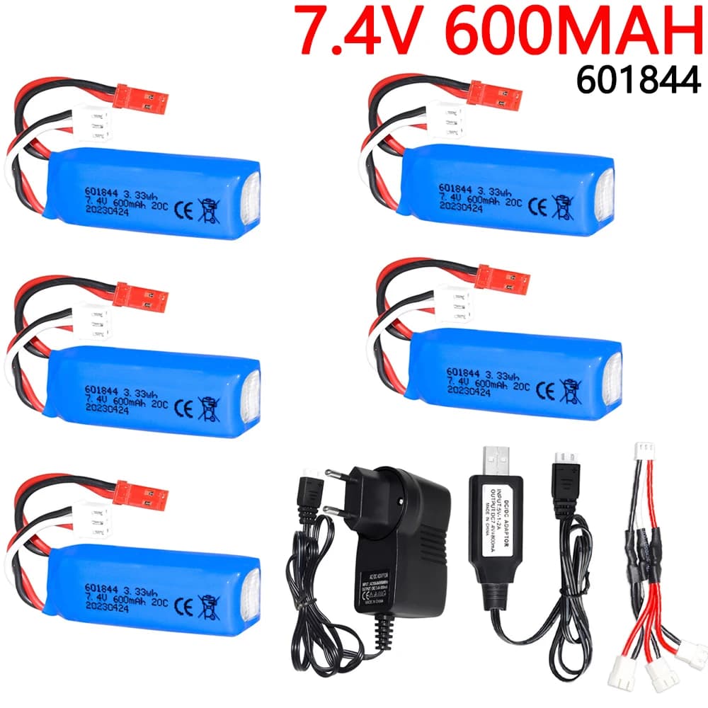Ładowarka 7.4V 600mAh Lipo Battery USB