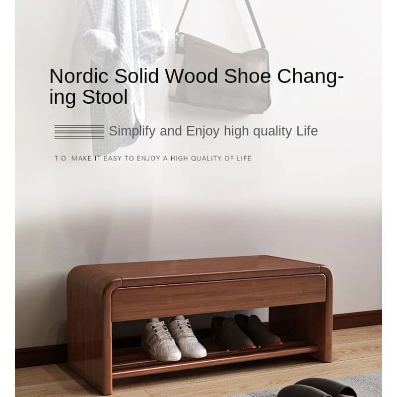 Органайзер для дому High-Quality Solid Wood Shoe Rack