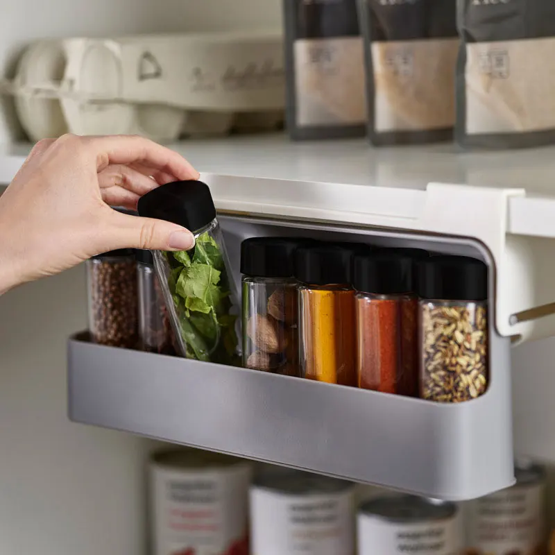 Home organizer Spices Rack Seasoning Bottle Drawer