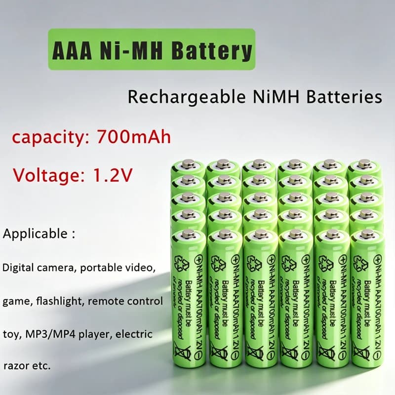 Zabawka edukacyjna 1.2V AAA 700mAh Rechargeable NiMH