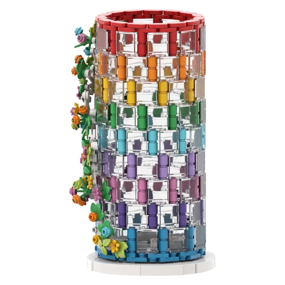 Zestaw klocków Gobricks MOC Flower Bouquet Vase