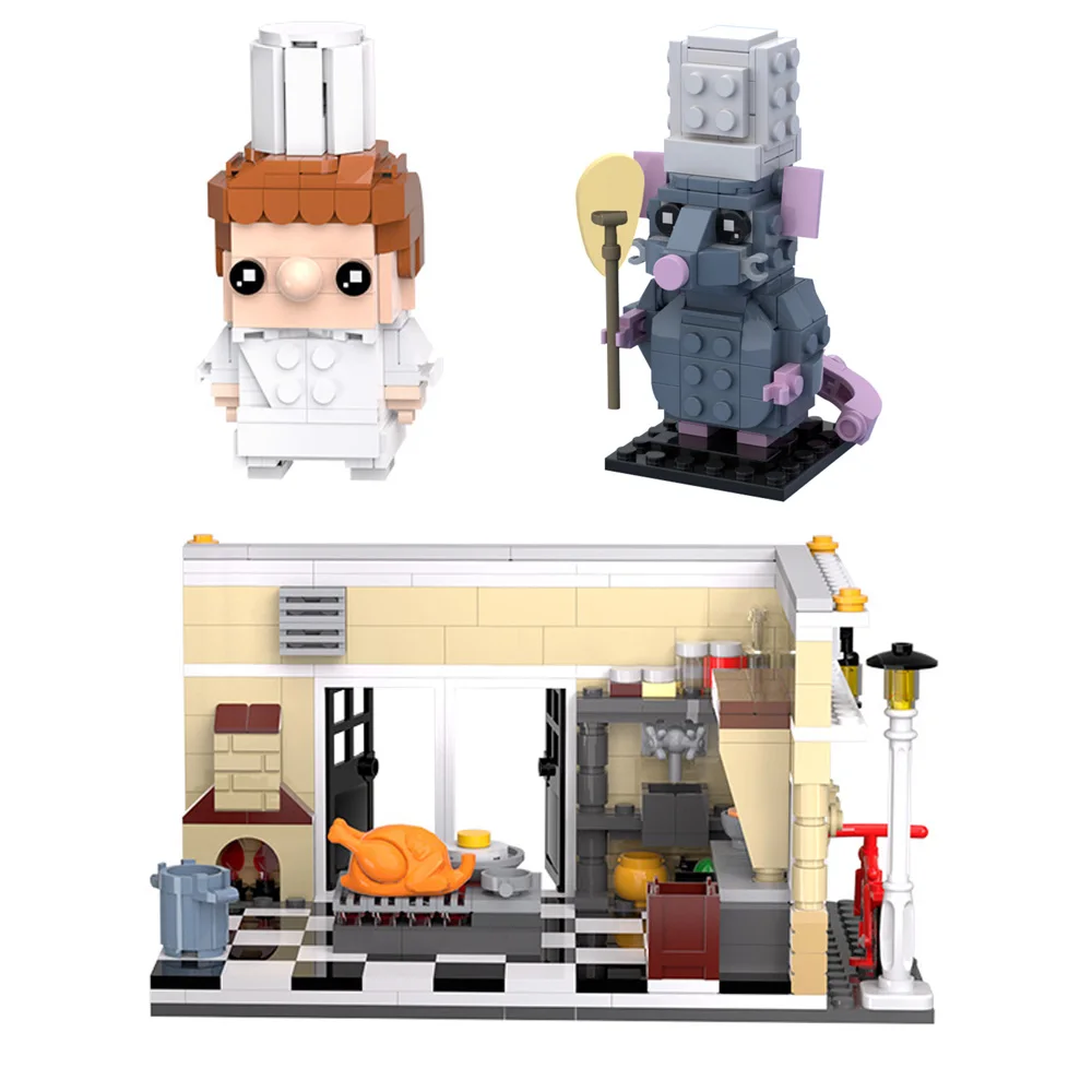 Zestaw klocków MOC Remy Rat Bricks Movie