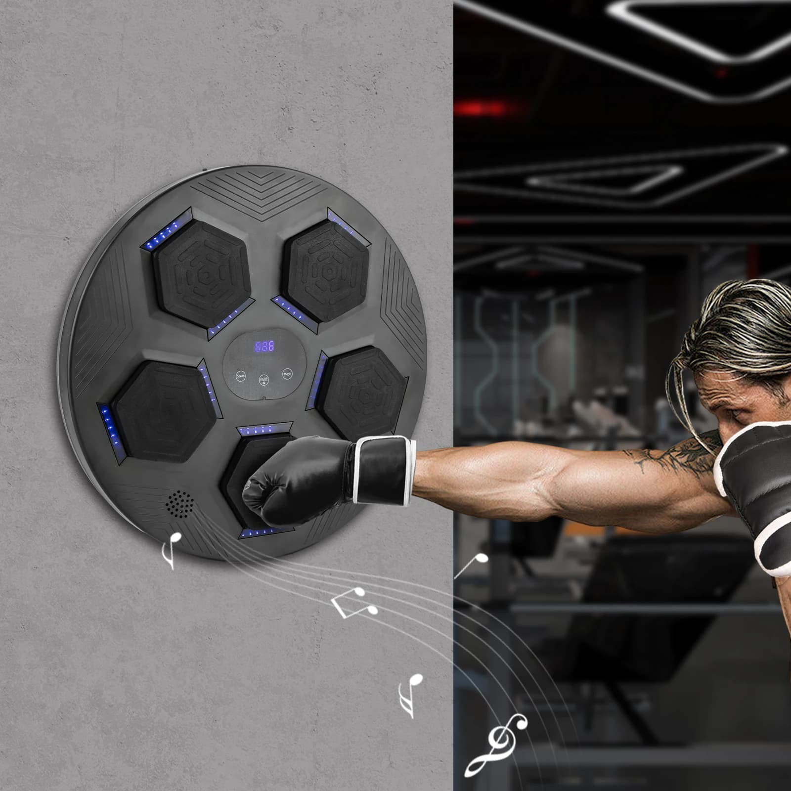 Bluetooth music boxing target