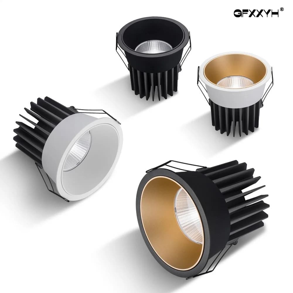 Oświetlenie LED Dimmable Led Downlight Recessed Ceiling