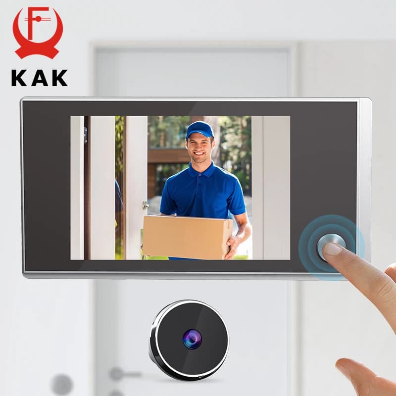Smart video doorbell or peephole