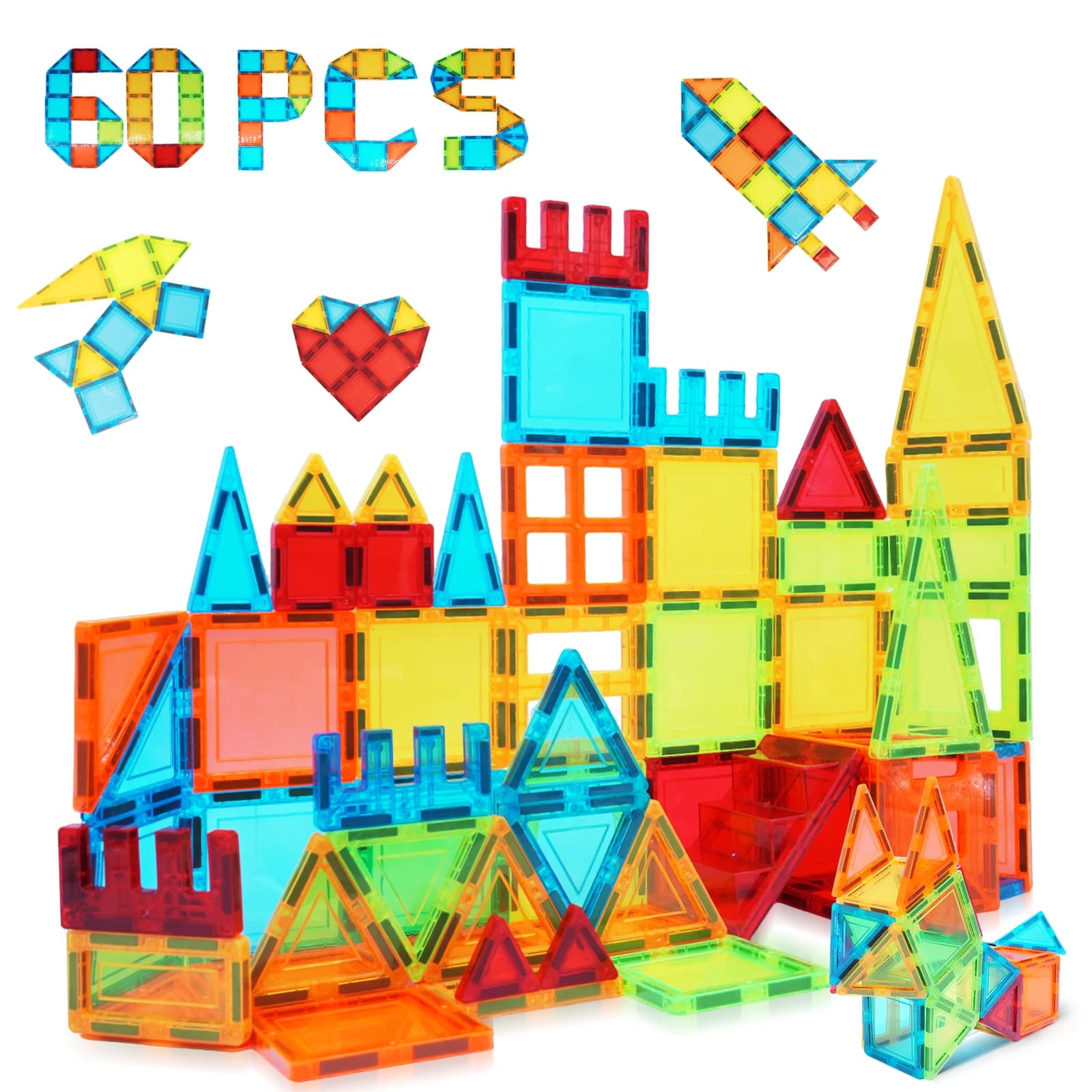 Zabawka edukacyjna Magnetic Tiles Building Educational STEM