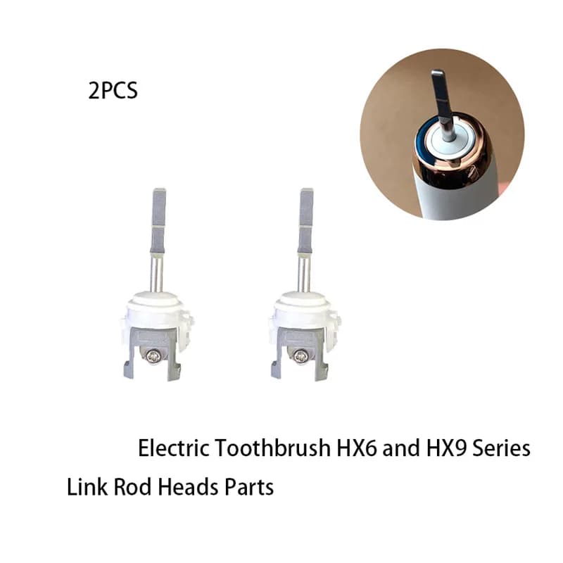 2PCS Original HX6320/HX6530/HX6511/HX6512/HX6730/HX6910/HX8910/HX9172/HX9340/HX939B Electric Toothbrush Link Rod Repair Part