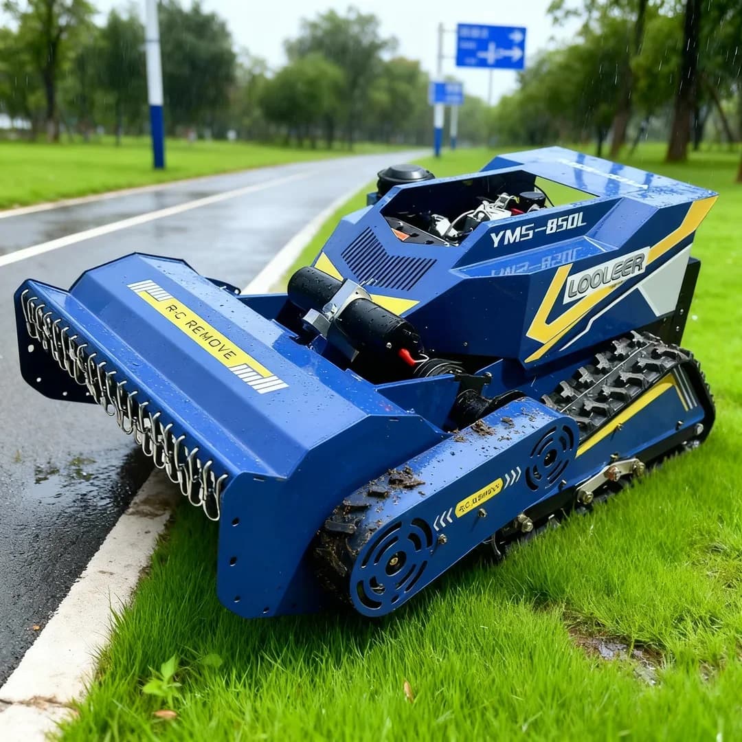 Customized Agricultural Flail Lawn Mower - EPA CE Certified Remote Control Cordless Weeder Brushcutter Mowing Robot