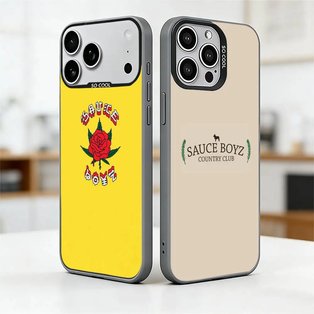 Hoodies Rapper Eladio Carrion Phone Case For iPhone 17,16,15,14,13,12,11 Plus,Pro Max,XS,Colored Silver Plated Inside Cover