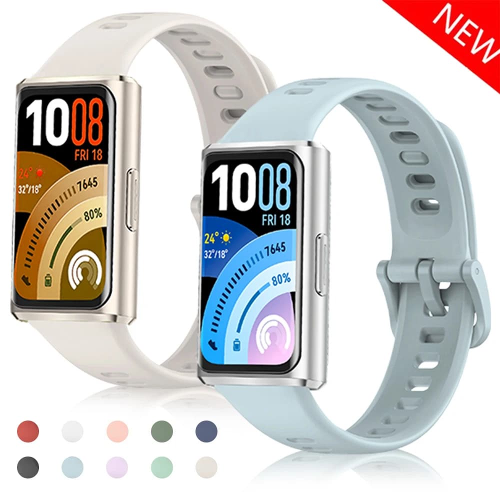 Official Straps For Huawei Band 11 Pro Replacement Bracelet Original Sport Silicone Correa For Huawei Band 11 pro NFC