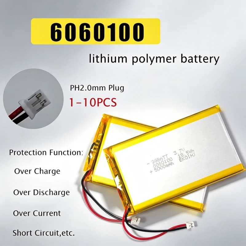 Smartwatch 3.7V Polymer Battery 5000mAh Rechargebale