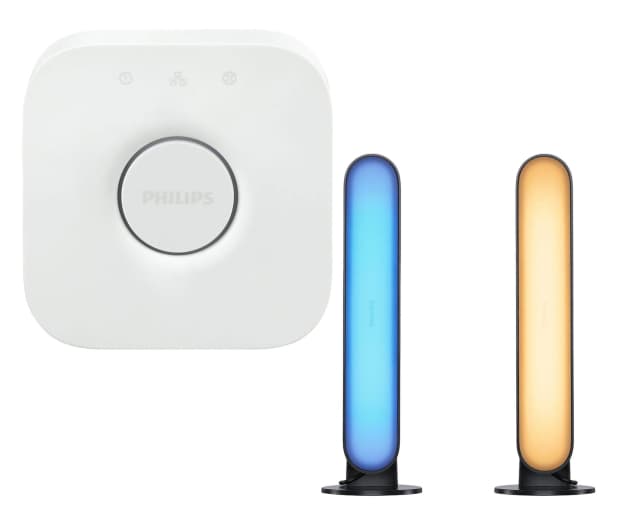Zestaw Philips Hue Play: 2 lampy czarne + Bridge 2.0