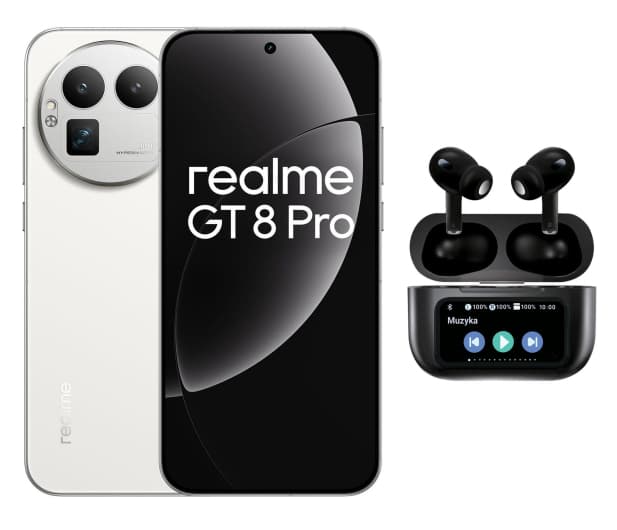 Zestaw realme GT 8 Pro 16/512GB Diary White ze Smart Buds Pro